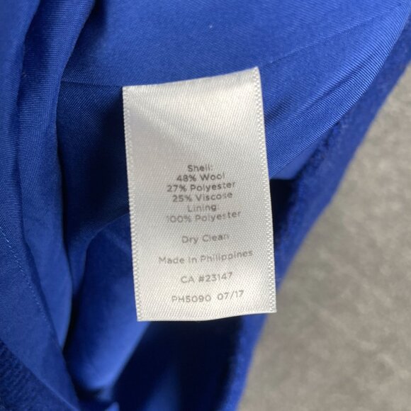 Talbots Skirt Womens 4 Wool Scalloped Work Office Capsule Minimal Staple Basic - Picture 8 of 9